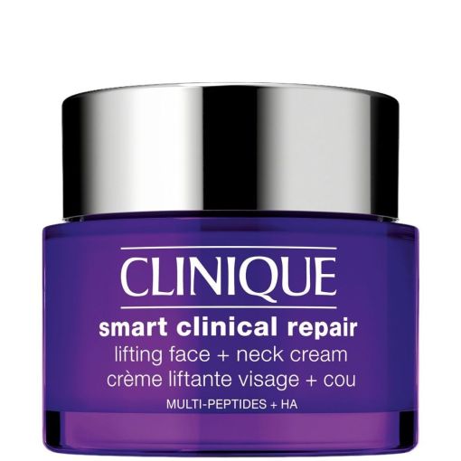 Clinique Smart Clinical Repair Lifting Face+Neck Cream Crema de día hidratante y ultranutritiva corrige líneas y arrugas piel más elástica y rejuvenecida