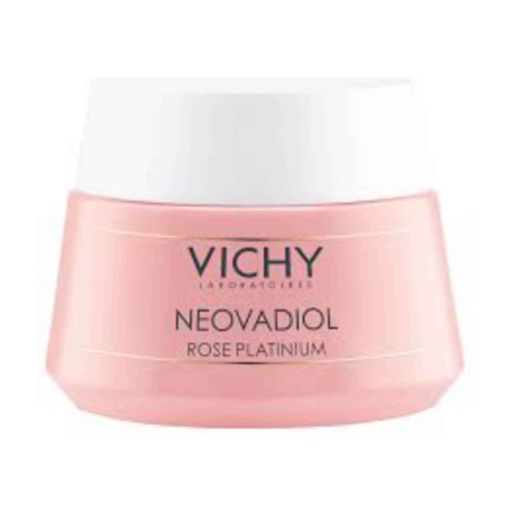 Vichy Neovadiol Rose Platinium Crema de día iluminadora reactiva al instante el brillo rosáceo saludable de la piel 50 ml