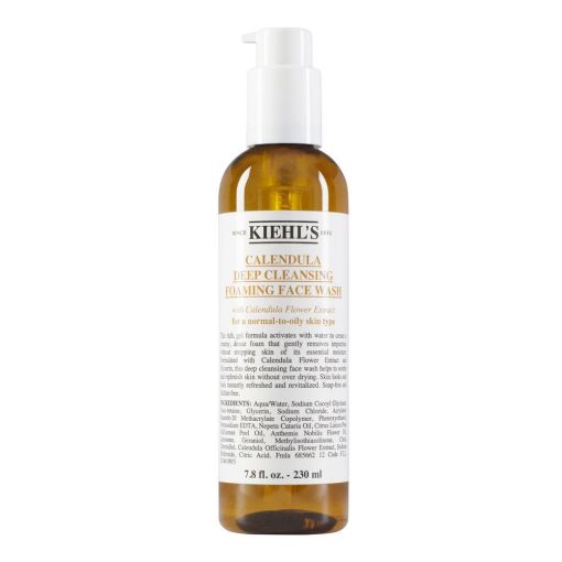 Kiehl'S Calendula Deep Cleansing Foaming Face Wash Gel limpiador facial regenerador y calmante