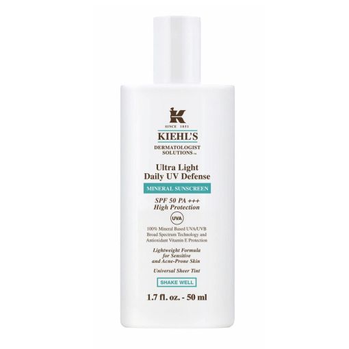 Kiehl'S Ultra Light Daily Uv Defense Spf 50 +++ Protección solar para el rostro cuello y/o escote