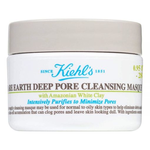 Kiehl'S Rare Earth Deep Pore Cleansing Masque Mascarilla facial reduce poros y grasa superficial desintoxica y mejora la apariencia