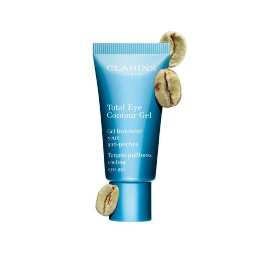 Clarins Total Eye Contour Gel Contorno de ojos refrescane ultraligero y no graso reduce bolsas y ojeras para mirada más luminosa 20 ml