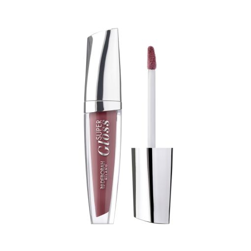 Deborah Milano Super Gloss Brillo de labios extrabrillante con ácido hialurónico vitamina e y aceite de granada