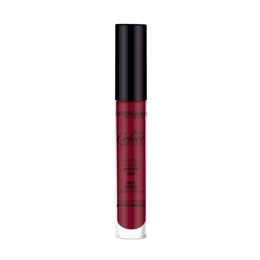 Deborah Milano Fluid Velvet Mat Lipstick Barra de labios fluida para acabado mate de larga duración sin resecar