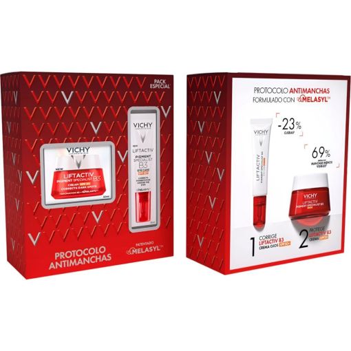 Vichy Liftactiv Pigment Specialist B3 Pack Especial Estuche Tratamiento facial antiedad protector corrige la pigmentación reduciendo la aparición de manchas