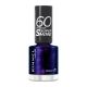 Rimmel London Super Shine 60 Seconds Esmalte de uñas de alto impacto y color ultrabrillante consigue manicura perfecta en solo 60 segundos
