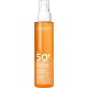 Clarins Brume Solaire Embellissante Spf 50+ Bruma solar corporal embellecedora de textura fresca y ligera para acabado satinado e invisible 50 ml