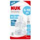 Nuk Tetina First Choice+ 6-18m Silicone Xl Tetina simula el pezón materno y se adapta a la forma de la mandíbula 2 uds