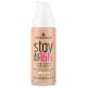 Essence Stay All Day 16 H Long-Lasting Foundation Base de maquillaje aspecto uniforme y suave hasta 16 horas cobertura de media a alta