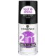 Essence 2 In 1 Base & Top Coat Tratamiento base y superior con acabado transparente y brillante