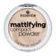 Essence Mattifying Compact Powder Polvos compactos matificantes para acabado duradero y natural