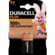 Duracell Pila 9v Plus Pilas alcalinas multiusos idóneas para dispositivos de uso cotidiano 6lr61/ mn 1604 blister 1 ud