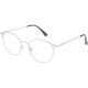 Silac Optics Gafas Kate Gold 2,25 Dioptrías Gafas de lectura graduadas unisex