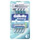Gillette Sensor 3 Cool Comfortfresh Maquinilla De Afeitar Maquinilla de afeitar desechable afeitado cómodo y refrescante 4 uds