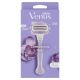 Gillette Venus Comfortglide Breeze Maquinilla De Afeitar Maquinilla de afeitar con dos bandas de gel ofrece depilación suave apurada y duradera 4 uds
