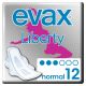 Evax Compresas Liberty Normal Alas Compresas normales con alas flexibilidad y absorción extraordinaria 12 uds