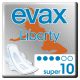 Evax Compresas Liberty Super Compresas super con alas flexibilidad y absorción extraordinaria 10 uds