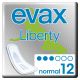 Evax Compresas Liberty Normal Compresas normales flexibilidad y absorción extraordinaria 12 uds