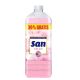 San Suavizante Talco Rosa Formato Especial Suavizante concentrado ofrece gran limpieza con fragancia de esencias florales 82 lavados 1804 ml