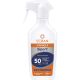 Ecran Sunnique Sport Leche Protectora Spf 50 Spray solar protege y activa las defensas naturales de la piel 270 ml