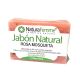 Naturafemme Rosa Mosqueta Jabón Natural Jabón de manos en pastilla sin conservantes recupera y calma pieles más castigas y dañadas 100 gr
