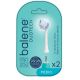 Balene Cepillo De Dientes Duotech Medio Recambio Cepillo de dientes eléctrico limpia la cara interna externa y superficie 2 uds