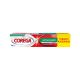 Corega Extra Fuerte Sabor Menta Crema Fijadora Formato Ahorro Crema fijadora para prótesis dentales impide la infiltración de alimentos larga duración 70 gr