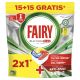 Fairy Lavavajillas Platinum Plus All In One Formato Especial Lavavajillas a máquina en cápsulas elimina restos difíciles con aroma a limón