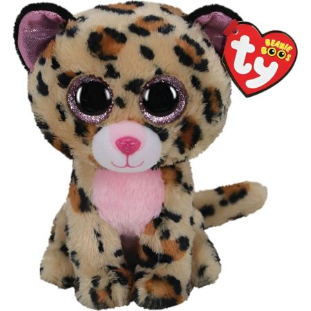 Beanie Boos Livvie Leopard Peluche suave y agradable al tacto ideal para regalar