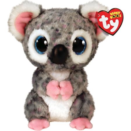 Beanie Boos Karli Gray Spot Peluche suave y agradable al tacto ideal para regalar