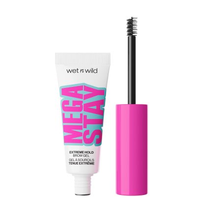Wet N Wild Mega Stay Extreme Hold Brow Gel Gel fijador transparente de cejas esculpe y da forma al instante para look laminado hasta 16 horas