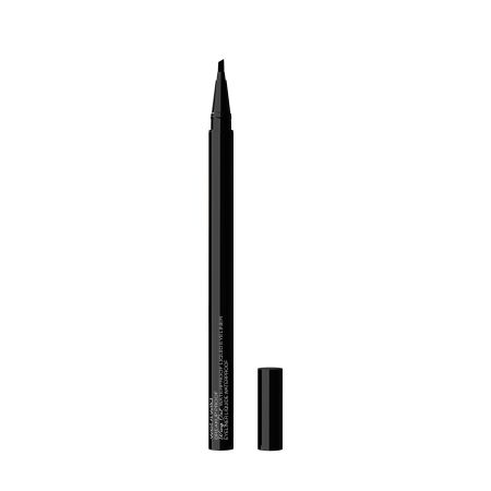 Wet N Wild Breakup Proof Wing Out Waterproof Liquid Eyerliner Delineador de ojos resistente al agua con pincel ultraplano en ángulo para crear líneas definidas hasta 16 horas