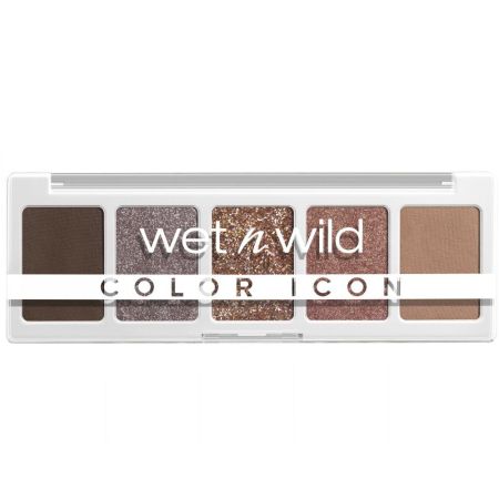 Wet N Wild Color Icon Paleta Paleta de sombras de ojos acabados rica en pigmentos 5 tonos