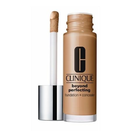 Clinique Beyond Perfecting Foundation+Concealer Base de maquillaje y corrector de ojeras minimiza líneas y arrugas al instante