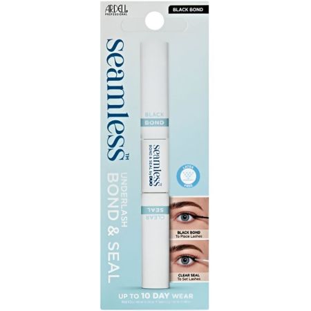 Ardell Seamless Bond & Seal Pegamento Pegamento duo para pestañas postizas individuales con fijador para capa de protección