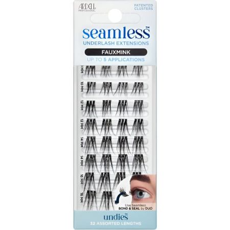 Ardell Pestañas Postizas Seamless Fauxmink Underlass Extensions Pestañas postizas individuales para un acabado natural con volumen y longitud 32 uds