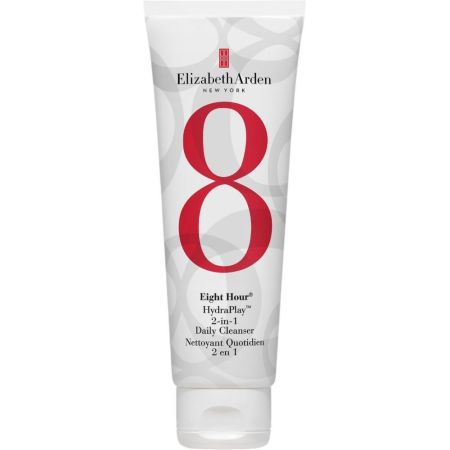 Elizabeth Arden Eight Hour Hydraplay Cleanser 2-In-1 Mousse de limpieza diaria y mascarilla purificante para piel limpia suave luminosa y acondicionada 125 ml