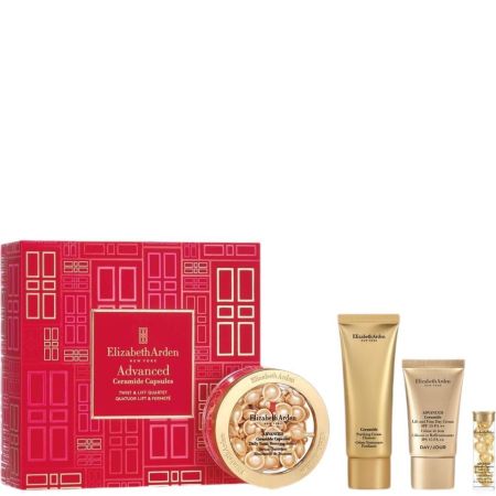 Elizabeth Arden Advanced Ceramide Capsules Estuche Sérum reparador y rejuvenecedor en cápsulas para una piel firme suave y saludable 60 cápsulas