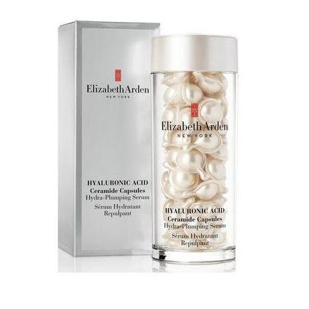 Elizabeth Arden Hyaluronic Acid Ceramide Capsules Hydra-Plumping Serum Sérum en cápsulas hidratante redefine el contorno facial piel más elástica y joven
