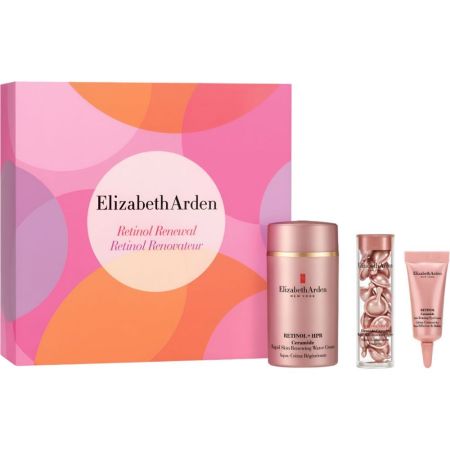 Elizabeth Arden Retinol+Hpr Ceramide Rapid Skin Renewing Water Cream Estuche Crema hidratante alisa renueva y retexturiza piel nutrida radiante y revitalizada 50 ml