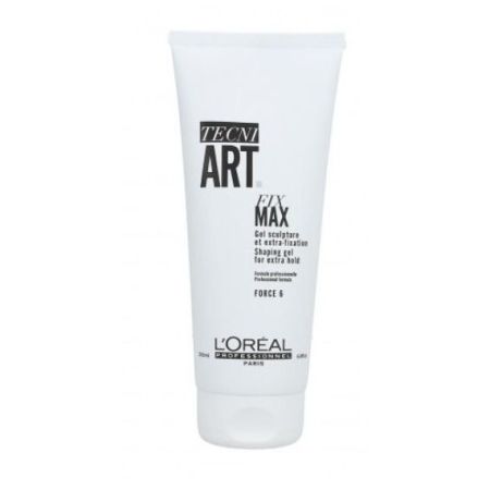 L'Oreal Professionnel Tecni Art Fix Max Gel Sculpture Gel de fijación extra fuerte fija sin dejar residuos 200 ml