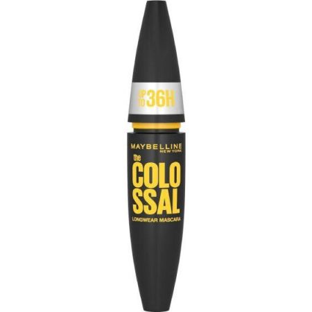 Maybelline The Colossal Longwear Mascara Máscara de pestañas ressitente al agua fija el volumen de tus pestañas hasta 36 horas