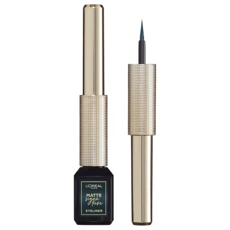 L'Oreal Matte Signature Eyeliner Delineador de ojos líquido para aplicación ultraprecisa de acabado mate