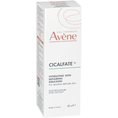 Avène Cicalfate+ Soin Hydratant Réparateur Crema reparadora hidrata calma y desinfecta pieles sensibilizadas por procedimiento dermatológico superficial 40 ml