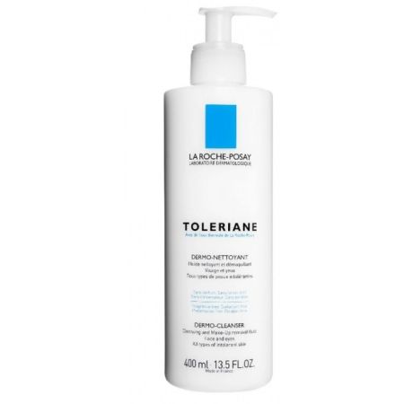 La Roche Posay Toleriane Dermo-Nettoyant Limpiador facial limpia ojos y rostro eliminando el maquillaje sin irritaciones 400 ml