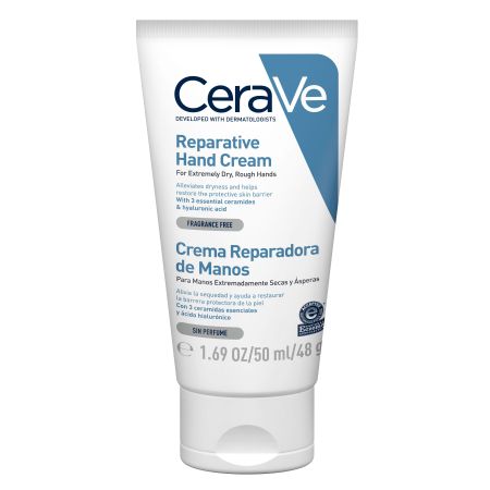 Cerave Crema Reparadora De Manos Crema hidratante y reparadora de manos extremadamente secas 50 ml