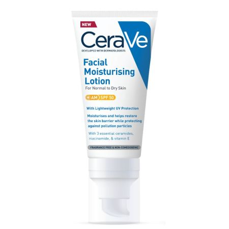 Cerave Facial Moisturising Lotion Spf 50 Crema hidratante y reparadora de la barrera del rostro 50 ml