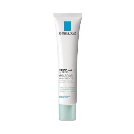 La Roche Posay Hydraphase Ha Légère/Light Spf 25 Crema de día hidrata y protege con ácido hialurónico puro 72 horas 40 ml