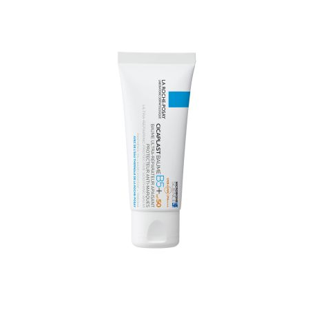 La Roche Posay Cicaplast Baume B5+ Spf 50 Bálsamo facial no graso multireparador calma y previene las marcas y cicatrices 40 ml