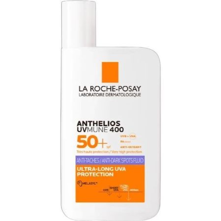 La Roche Posay Anthelios Uvmune 400 Fluide Antimanchas Spf 50+ Protector solar facial fluido antimanchas calamante y antioxidante 50 ml